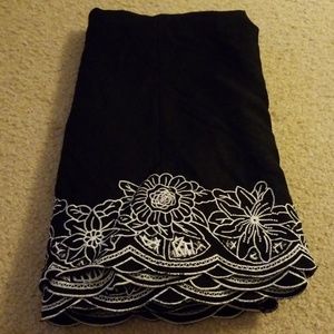 Adorable A-line, linen skirt